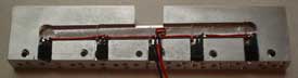 The initial wiring to the Panasonic sensors